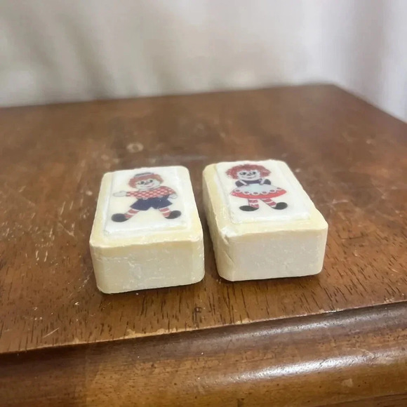 Vintage Katherine Gray 2 pack bar soap‎ Raggedy Ann and Andy Unused bars 5.5 oz - Picture 8 of 11